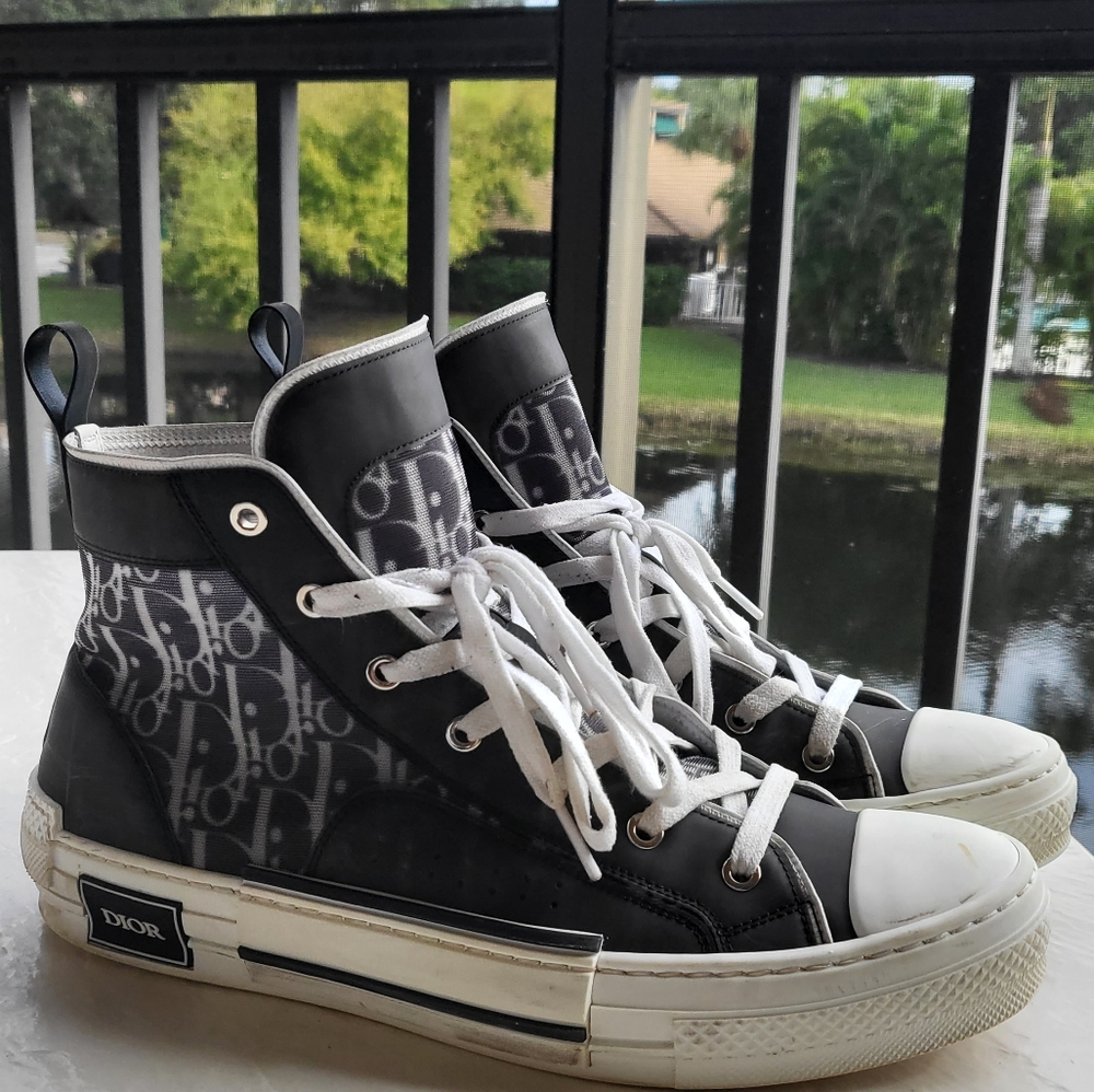 Dior B23 Black High Tops